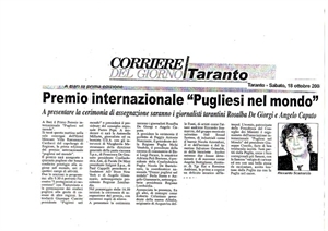 Rassegna stampa Premio 2008